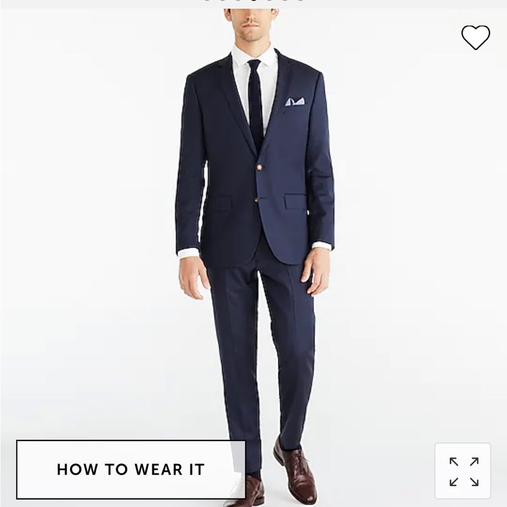 J. Crew men’s Slim Thompson suit